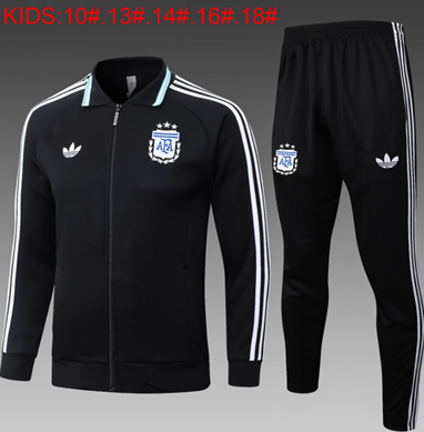 Chándal Argentina 2026 (Black) - NIÑOS